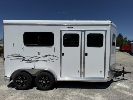New 2026 Homesteader Trailer 214FB 2 HORSE STRAIGHT LOAD