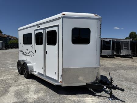 New 2026 Homesteader Trailer 214FB 2 HORSE STRAIGHT LOAD