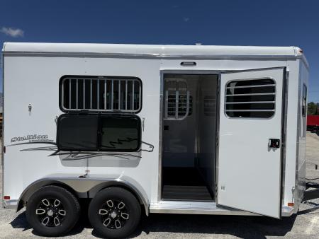 New 2026 Homesteader Trailer 214FB 2 HORSE STRAIGHT LOAD
