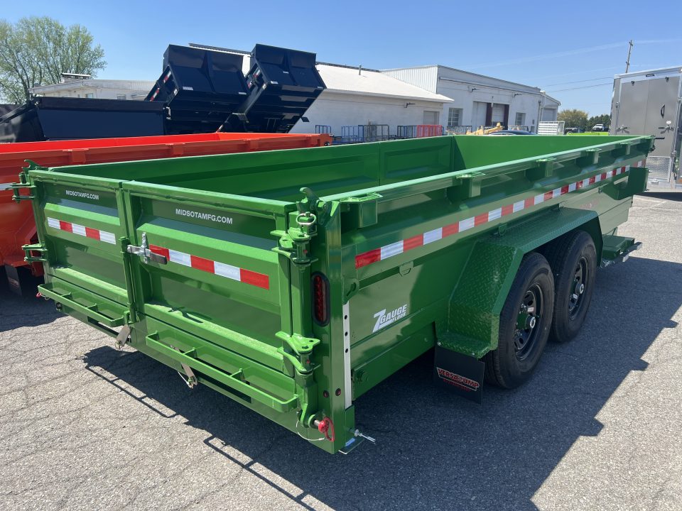 New 2026 Midsota Versadump 7x16 15.4K Dump Trailer