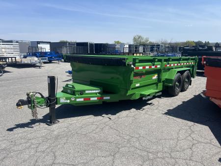 New 2026 Midsota Versadump 7x16 15.4K Dump Trailer
