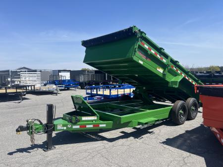 New 2026 Midsota Versadump 7x16 15.4K Dump Trailer