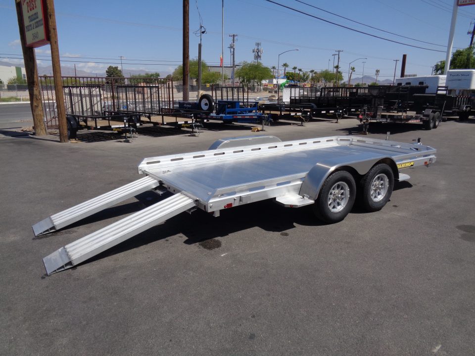 New 2027 ALUMA * 7814R * 14Ft Tandem Axle 7k Car Hauler