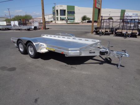 New 2027 ALUMA * 7814R * 14Ft Tandem Axle 7k Car Hauler