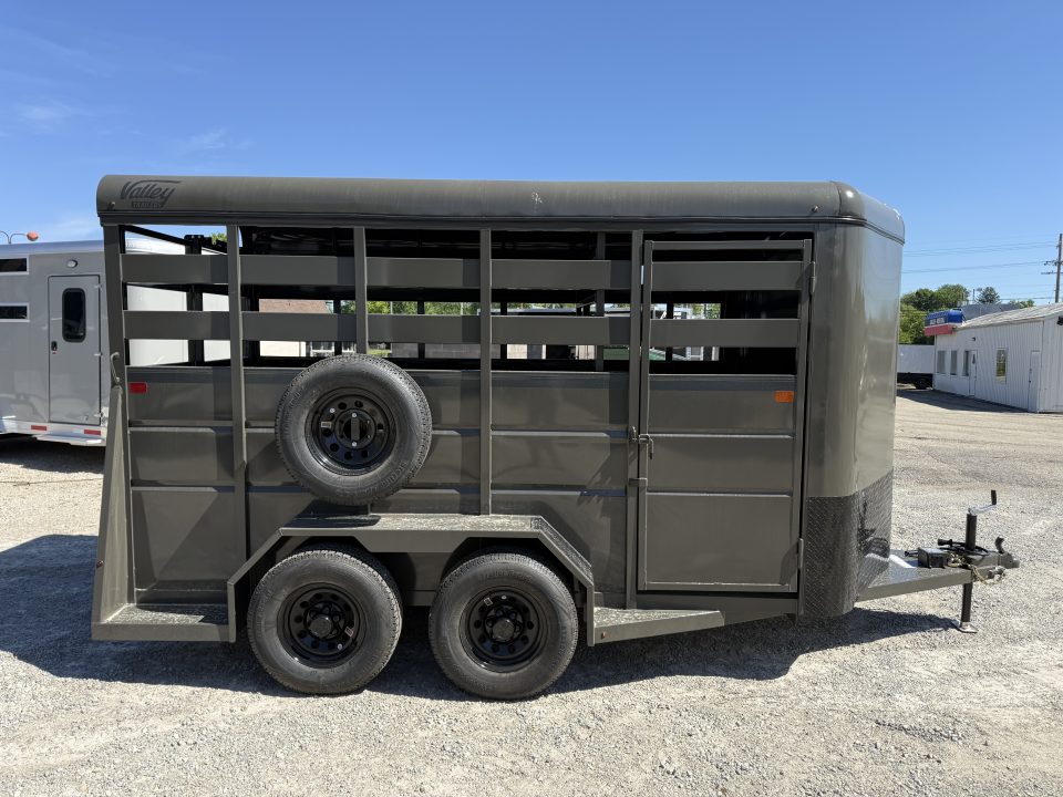 New 2026 Valley Trailers 14' STOCK TRAILER 7' TALL