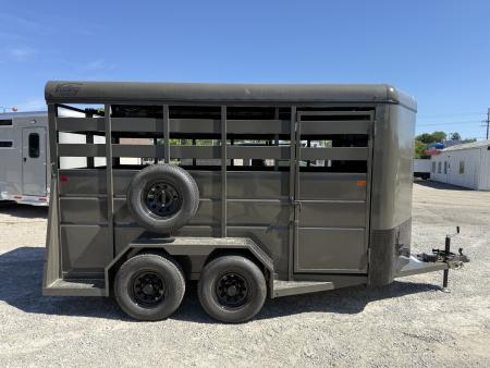 New 2026 Valley Trailers 14' STOCK TRAILER 7' TALL