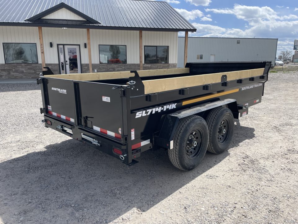 New 2026 Southland Trailers 7X14 14K Dump Trailer