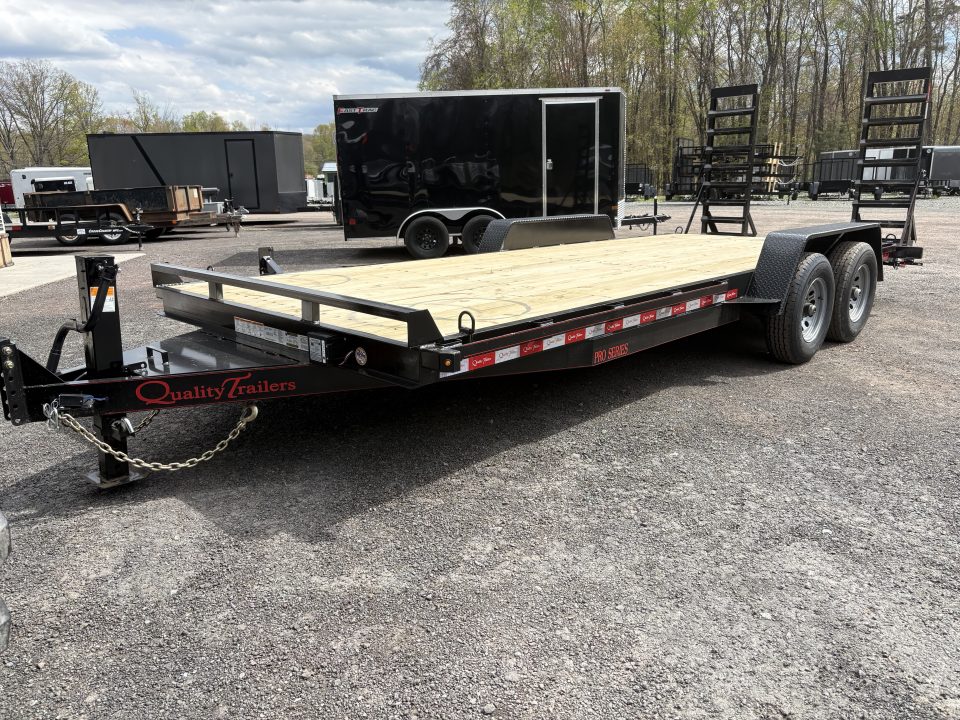 New 2026 QUALITY TRAILERS 82" x 20' (18' + 2' Dove Tail) Professional Grade 10K Equipment Trailer