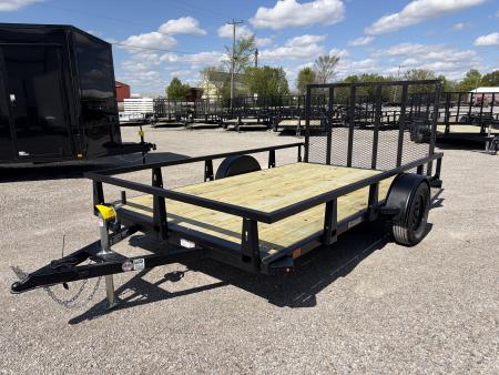 New 2026 HTC SUT712 (83  X 12') 2.9K Single Axle Utility Trailer