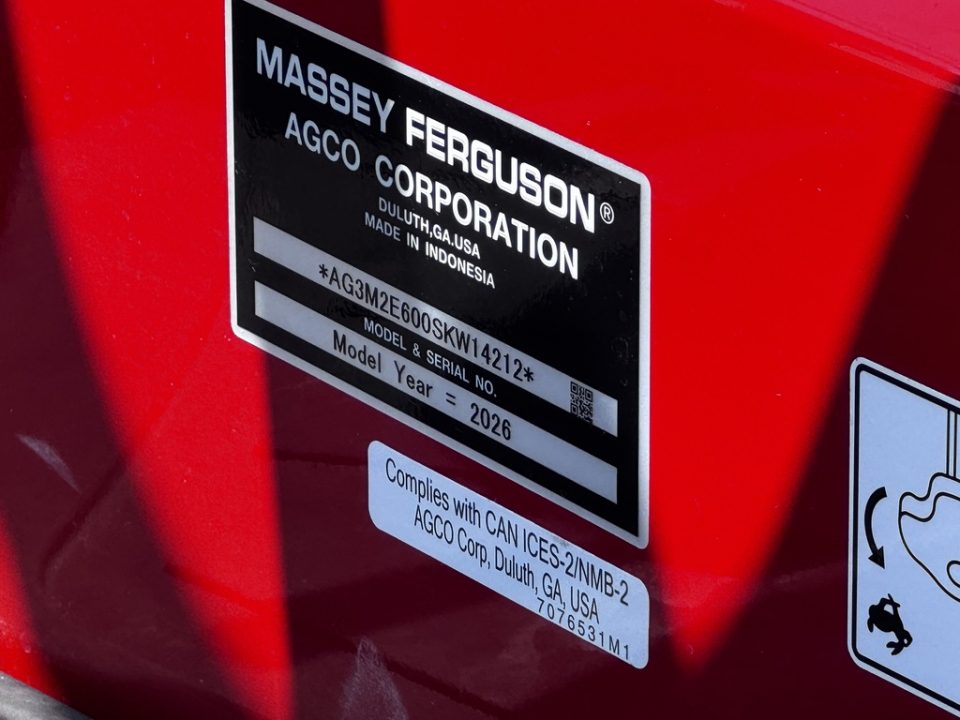 New 2026 Massey Ferguson 2E.60 Hydro Static Tractor Loader