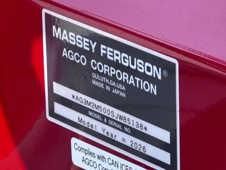 New 2026 Massey Ferguson 2M.50 Hystrostatic Tractor Loader