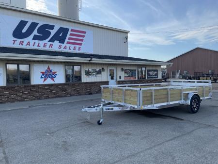New 2026 H&H Trailers 82X14 Aluminum 3K Woodside Landscape Trailer