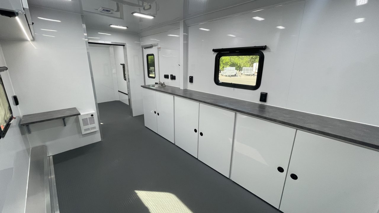 New 24' Enclosed Front Office/Medical Trailer - Grand Ole Opry's Office Trailer