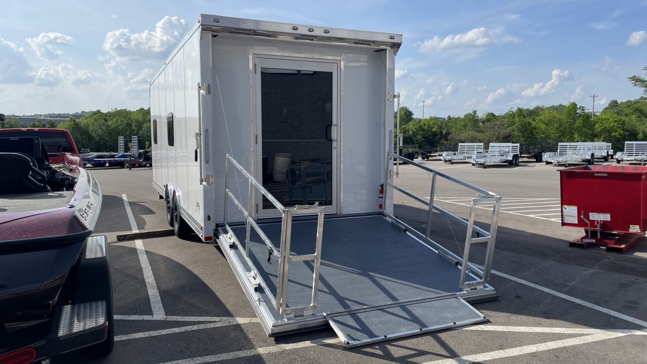 New 24' Enclosed Front Office/Medical Trailer - Grand Ole Opry's Office Trailer