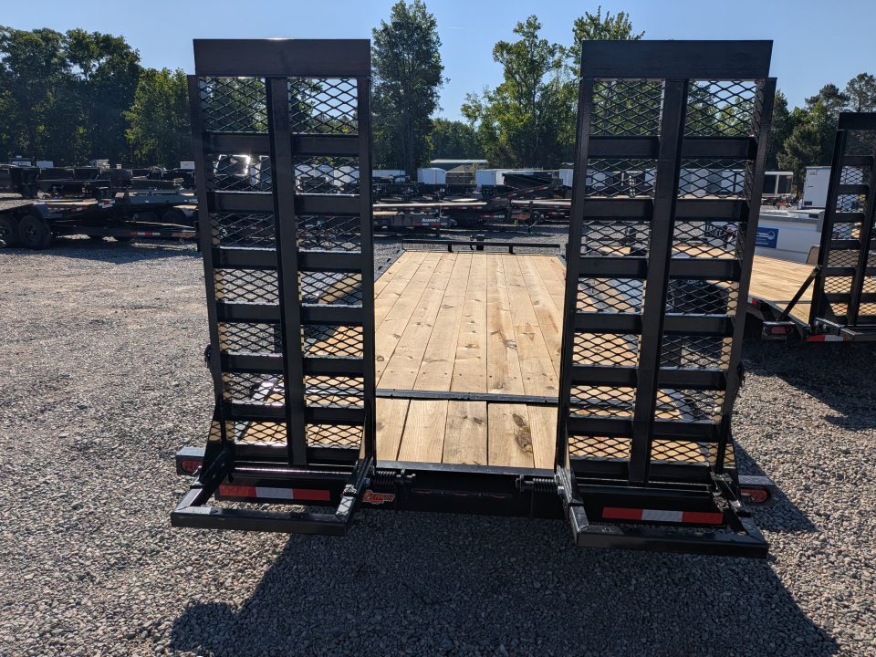 New 2026 Down 2 Earth Trailers 22ft 17.5K w/ Fold Up Ramps Equipment Trailer