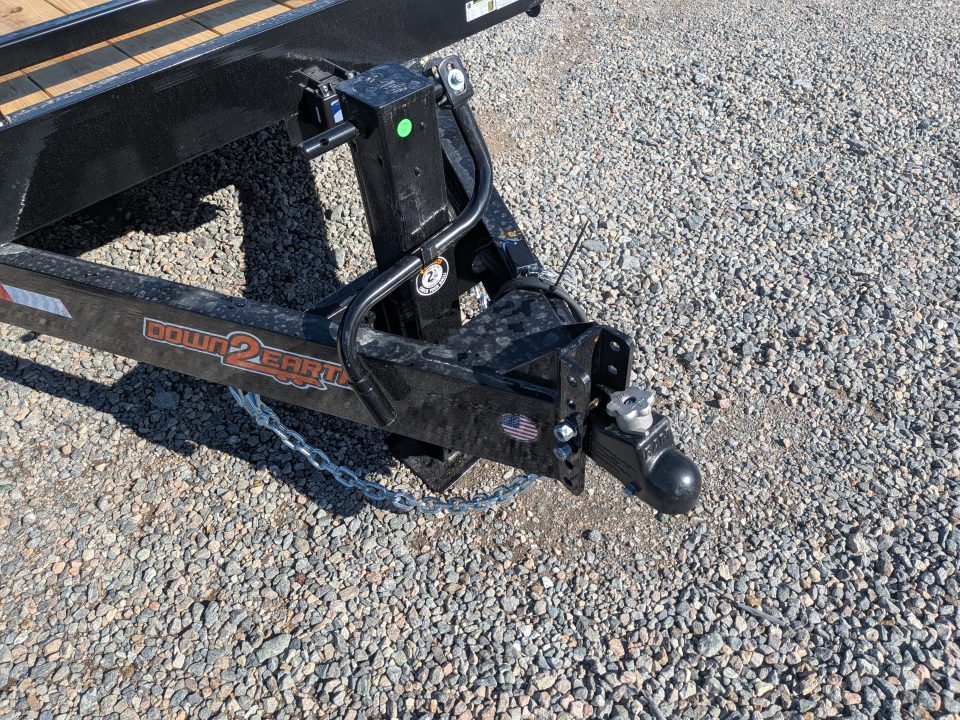 New 2026 Down 2 Earth Trailers 20ft 17.5K w/ Fold Up Ramps Equipment Trailer