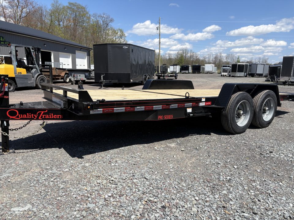New 2026 QUALITY TRAILERS 82" x 20'6"(6' fixed front section and 15' tilting section) Equipment Trailer