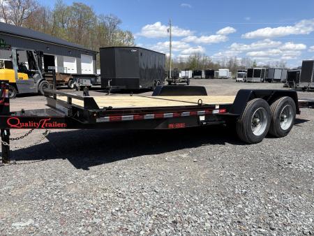 New 2026 QUALITY TRAILERS 82  x 20'6 (6' fixed front section and 15' tilting section) Equipment Trailer