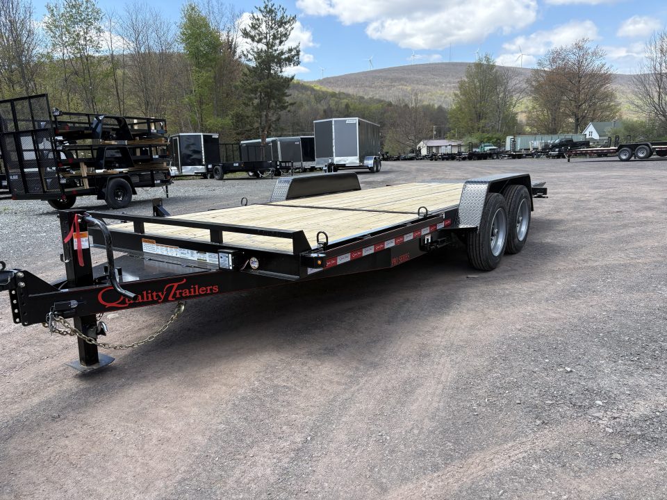 New 2026 QUALITY TRAILERS 82" x 20'6"(6' fixed front section and 15' tilting section) Equipment Trailer
