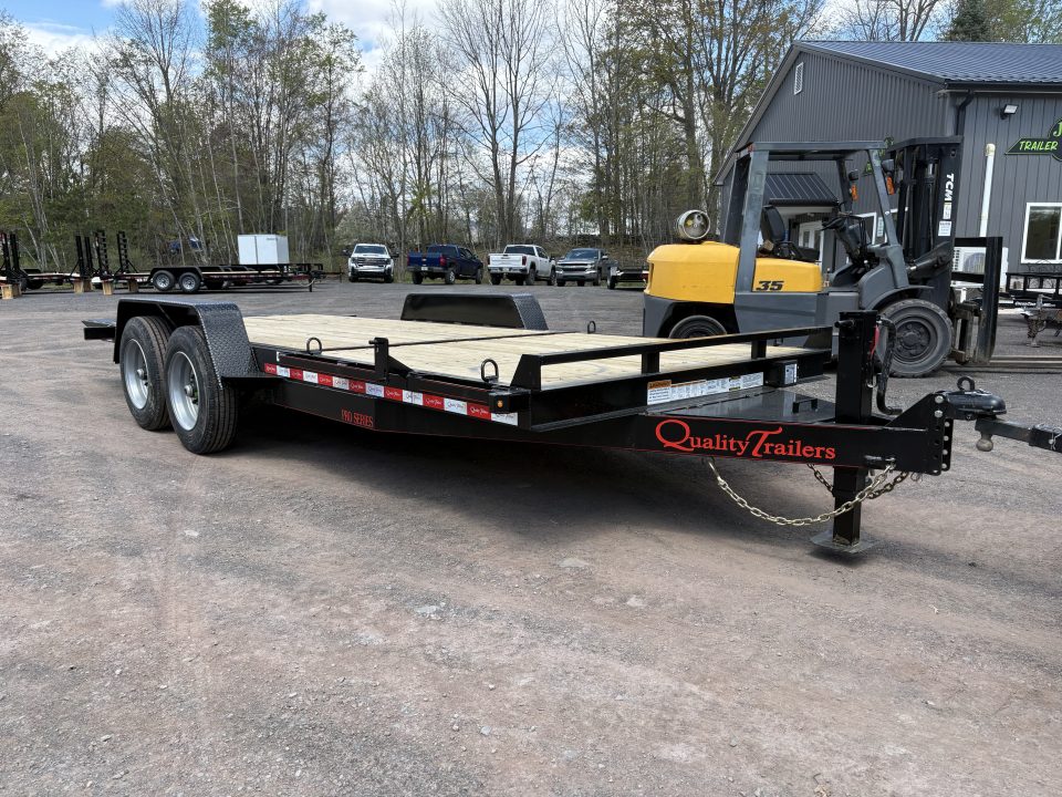 New 2026 QUALITY TRAILERS 82" x 20'6"(6' fixed front section and 15' tilting section) Equipment Trailer