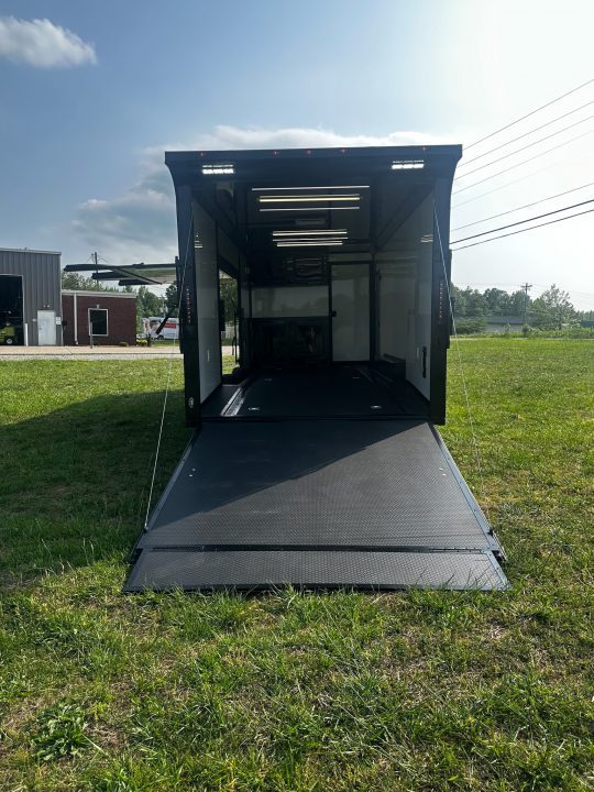 New 2026 Luxe 8.5x26 Bathroom/Racing Trailer- Finished Interior- 7'6" Interior- 7000 Torsion Axles-AWNING- FULL ESCAPE DOOR-E-TRACK Car / Racing Trailer