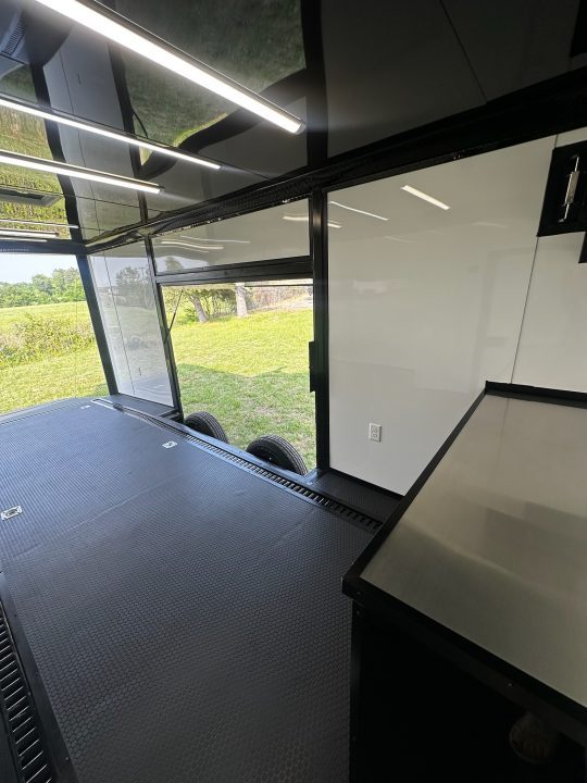 New 2026 Luxe 8.5x26 Bathroom/Racing Trailer- Finished Interior- 7'6" Interior- 7000 Torsion Axles-AWNING- FULL ESCAPE DOOR-E-TRACK Car / Racing Trailer