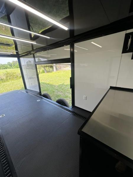 New 2026 Luxe 8.5x26 Bathroom/Racing Trailer- Finished Interior- 7'6" Interior- 7000 Torsion Axles-AWNING- FULL ESCAPE DOOR-E-TRACK Car / Racing Trailer