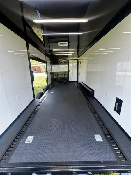 New 2026 Luxe 8.5x26 Bathroom/Racing Trailer- Finished Interior- 7'6" Interior- 7000 Torsion Axles-AWNING- FULL ESCAPE DOOR-E-TRACK Car / Racing Trailer
