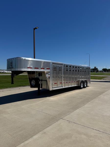 New 2027 Wilson 7x24 Stock Trailer 16,000lb GVW