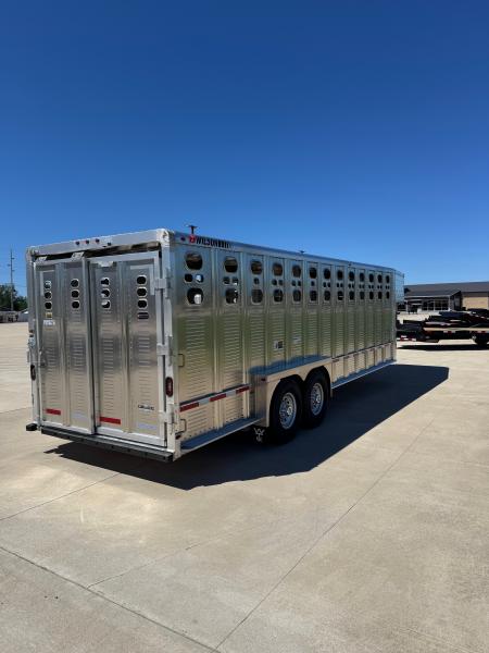 New 2027 Wilson 7x24 Stock Trailer 16,000lb GVW
