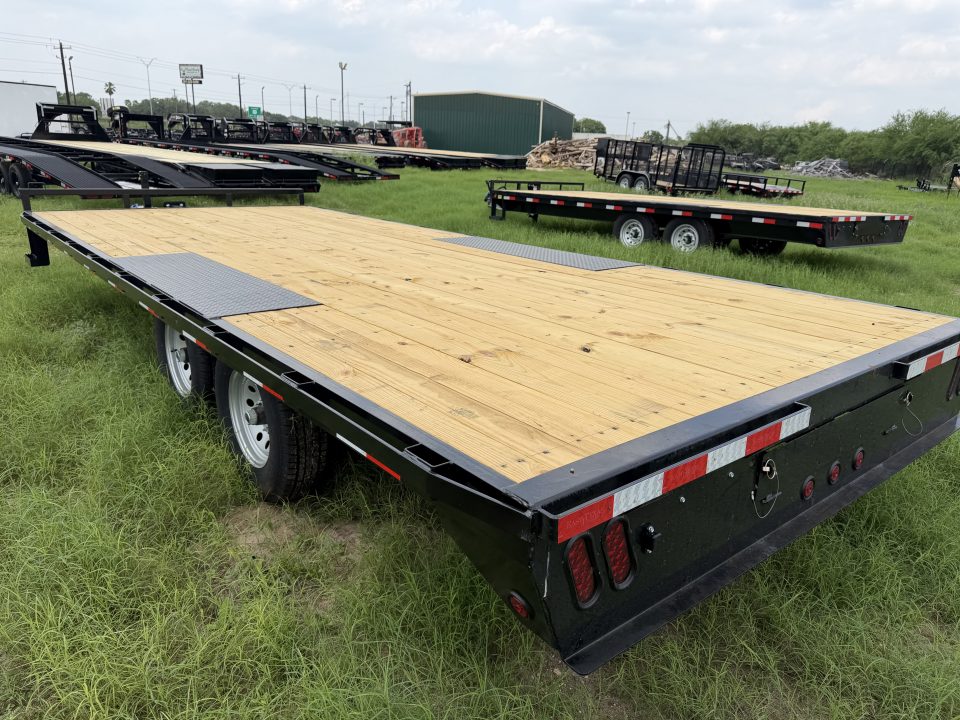New 2027 East Texas Trailers 102x20ft Bumper Pull Flatbed Trailer