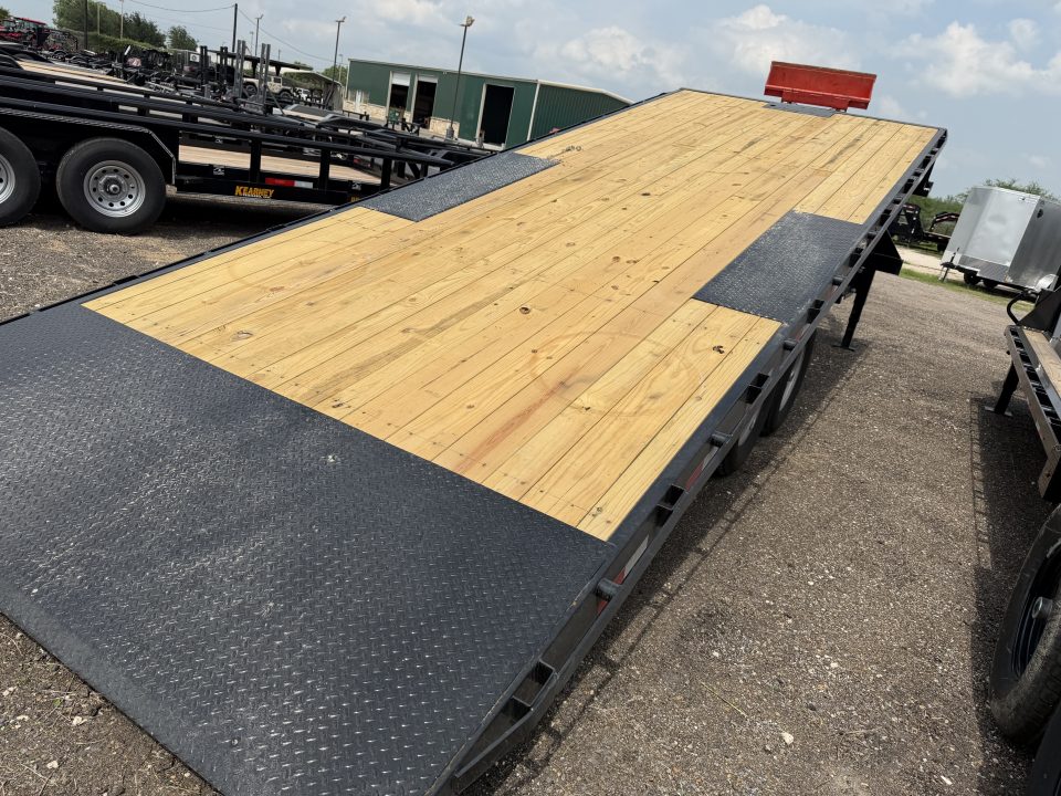 New 2027 East Texas Trailers 102x24ft Gooseneck Tilt Flatbed Trailer