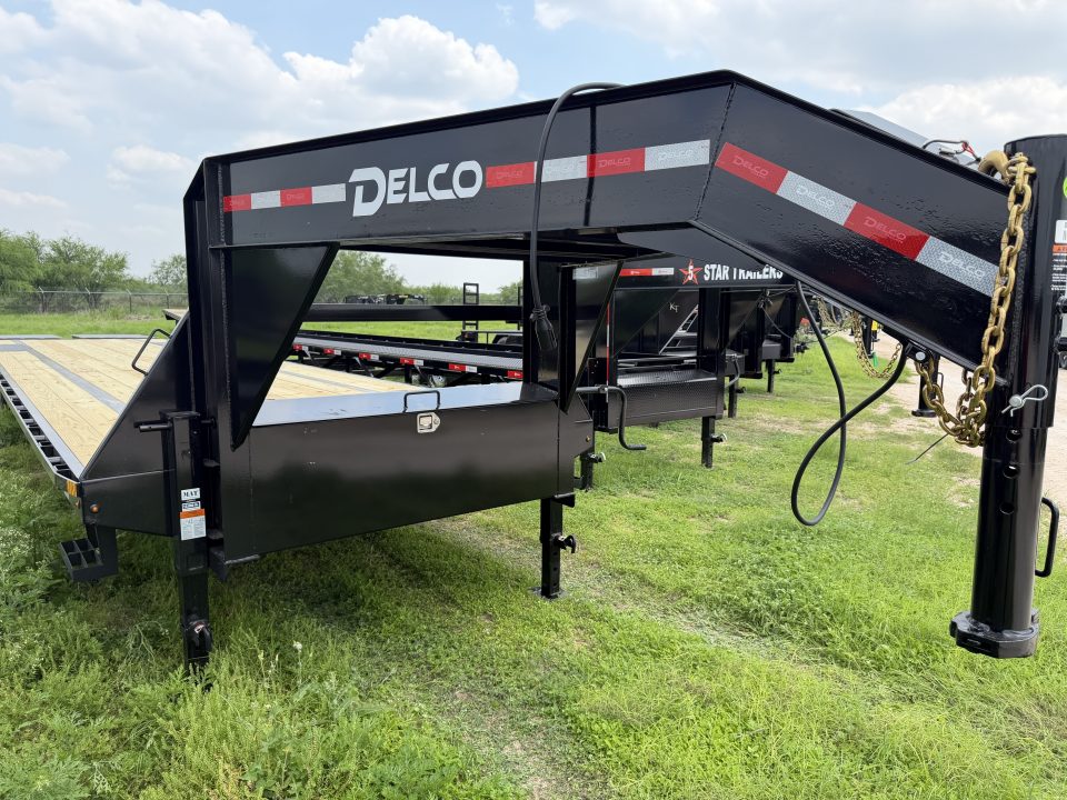 New 2026 Delco Trailers 102x40ft Flatbed Trailer 16k Non CDL