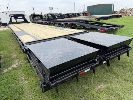 New 2026 Delco Trailers 102x40ft Flatbed Trailer 16k Non CDL