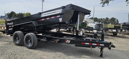 New 2026 PJ Trailers 83" x 14' Telescopic Dump Trailer