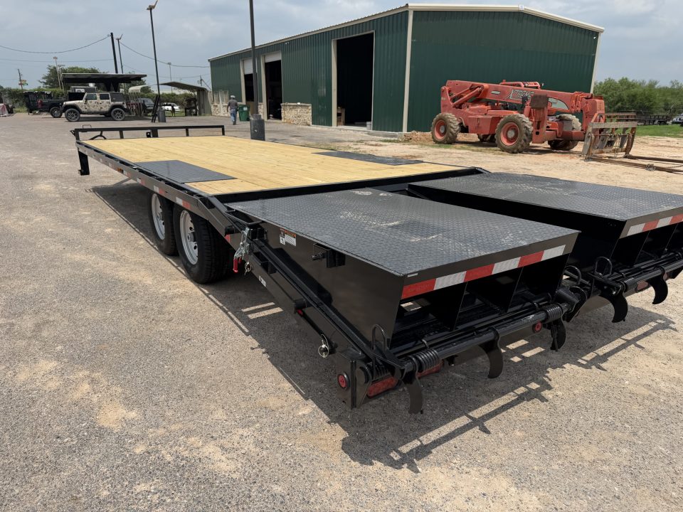 New 2027 East Texas Trailers 102x25ft Flatbed Trailer 14k