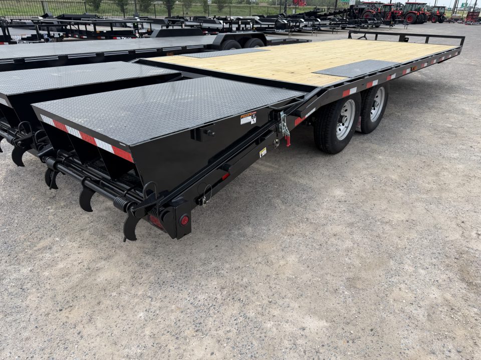 New 2027 East Texas Trailers 102x25ft Flatbed Trailer 14k