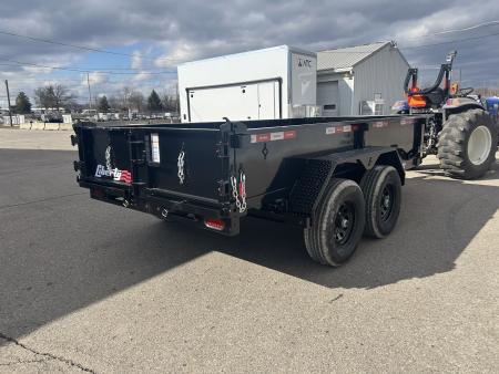 New 2026 Liberty 6 X 12 FT DUMP TRAILER W/ SPREAD GATE RAMPS AND TARP KIT 10K