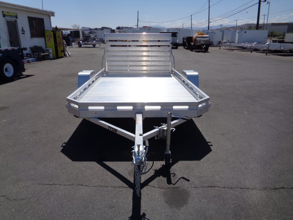 New 2027 Aluma * 7712H-S-BT * 12Ft Single Axle 3k Utility Trailer