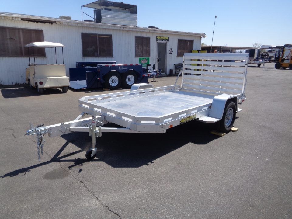 New 2027 Aluma * 7712H-S-BT * 12Ft Single Axle 3k Utility Trailer
