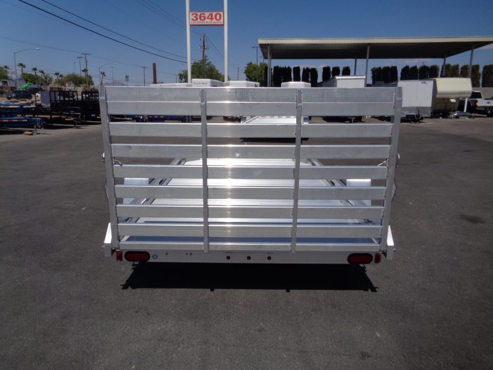 New 2027 Aluma * 7712H-S-BT * 12Ft Single Axle 3k Utility Trailer