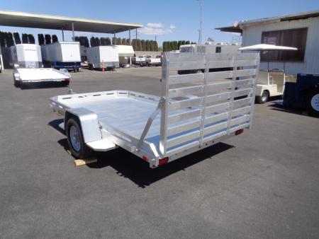 New 2027 Aluma * 7712H-S-BT * 12Ft Single Axle 3k Utility Trailer