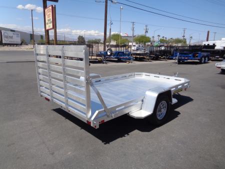 New 2027 Aluma * 7712H-S-BT * 12Ft Single Axle 3k Utility Trailer