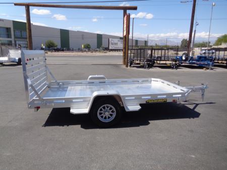 New 2027 Aluma * 7712H-S-BT * 12Ft Single Axle 3k Utility Trailer