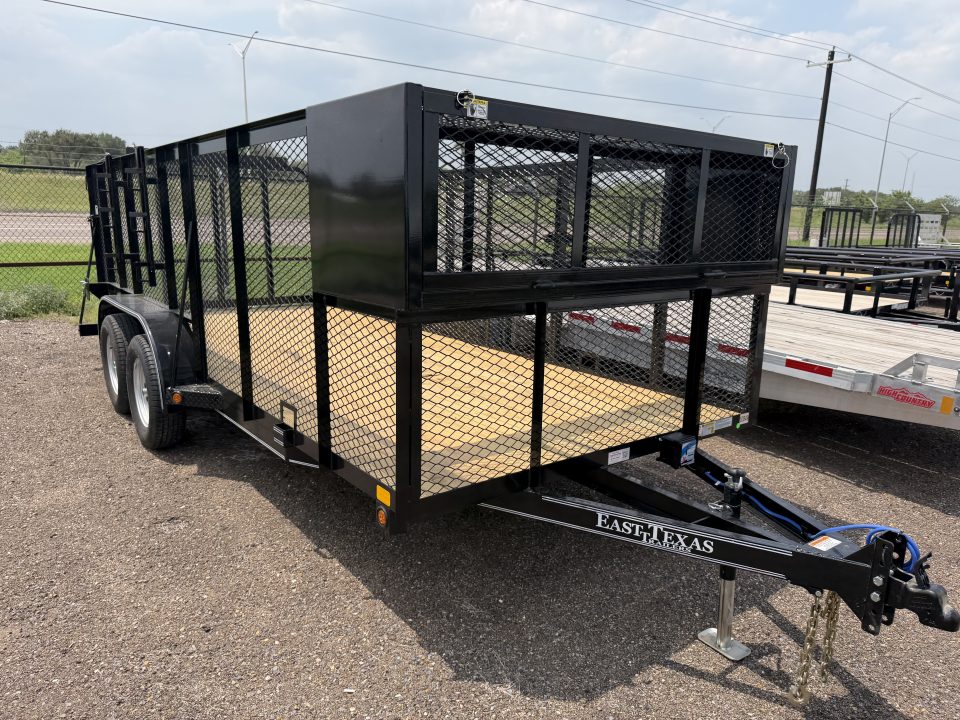 New 2027 East Texas Trailers 77x16ft Landscape Trailer Utility Trailer