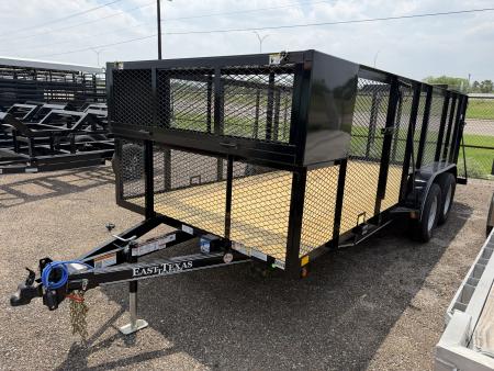 New 2027 East Texas Trailers 77x16ft Landscape Trailer Utility Trailer