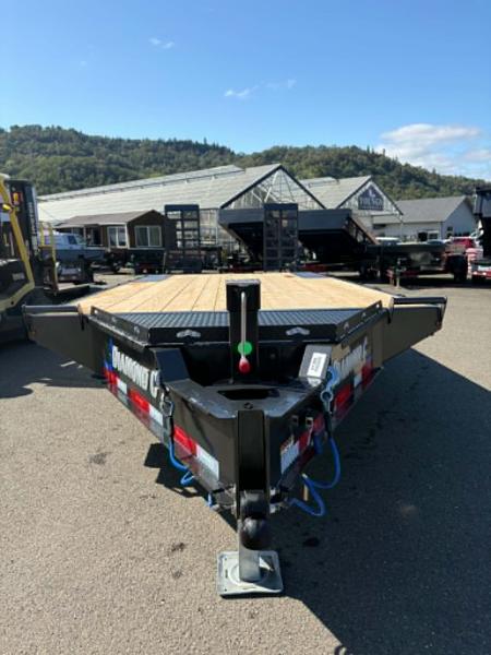 New SALE! DECK OVER EQUIPMENT 2026 Diamond C DEC207 20' X 102" DOVETAIL FLIP KNEE RAMPS TRAILER