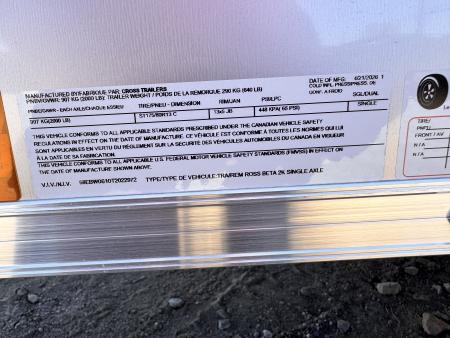 New 2026 Cross Trailers 4-6-1V Enclosed Barn Door 2K GVWR
