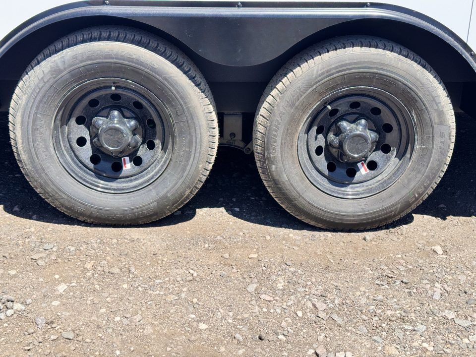 New 2026 Cross Trailers 8-24-1.5V Enclosed W/ Black Out package 10K GVWR