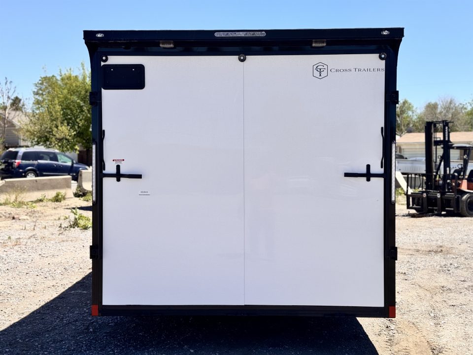 New 2026 Cross Trailers 8-24-1.5V Enclosed W/ Black Out package 10K GVWR